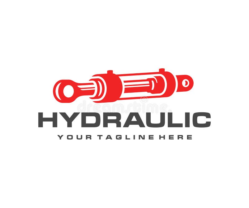 Hydraulisk logotyp Konstruktion av hydraulisk dämpare