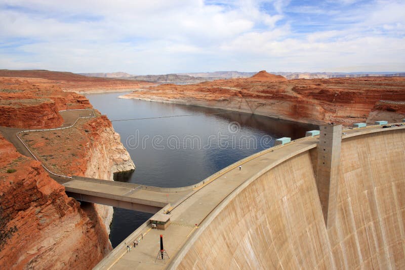 Hydro power electric dam. royalty free stock images Hydro power electric dam. royalty free stock images