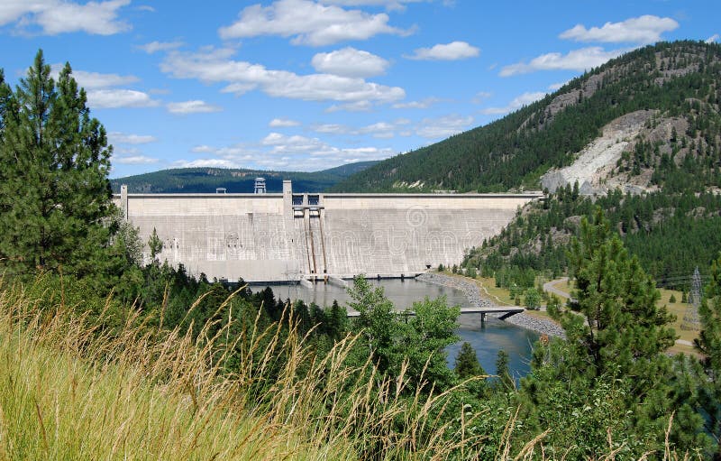 Lanesboro Dam stock image. Image of long, electricity 53842369