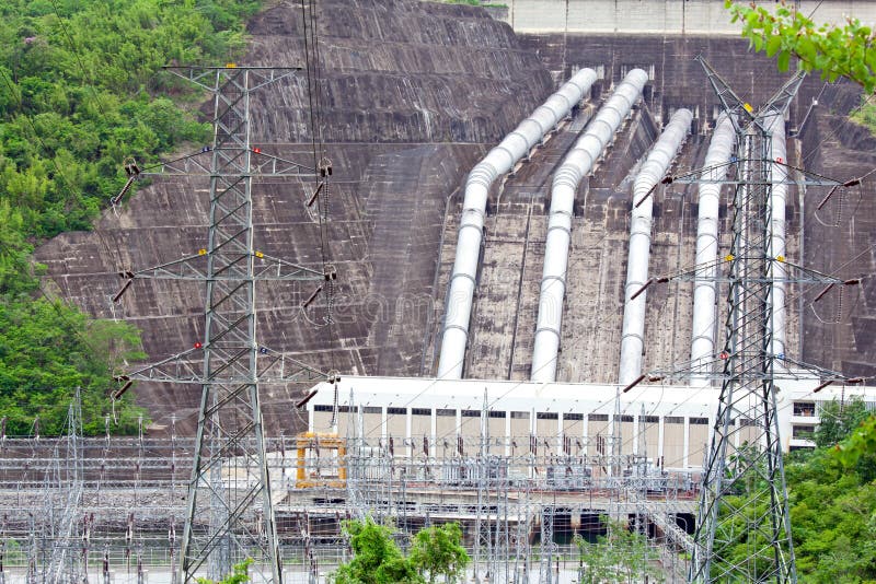 Hydroelectric Power Plant stock photo. Image of evening 26178304