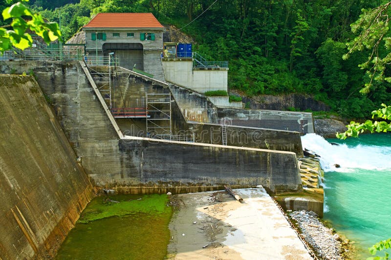 Hydroelectric power plant stock photo. Image of nature 44626836