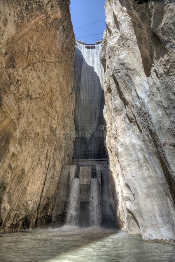 Hydroelectric Power Plant Under Construction Stock Image Image of