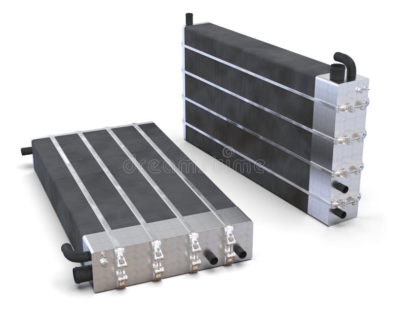 Hydrogen fuel cell stock illustration. Illustration of technology