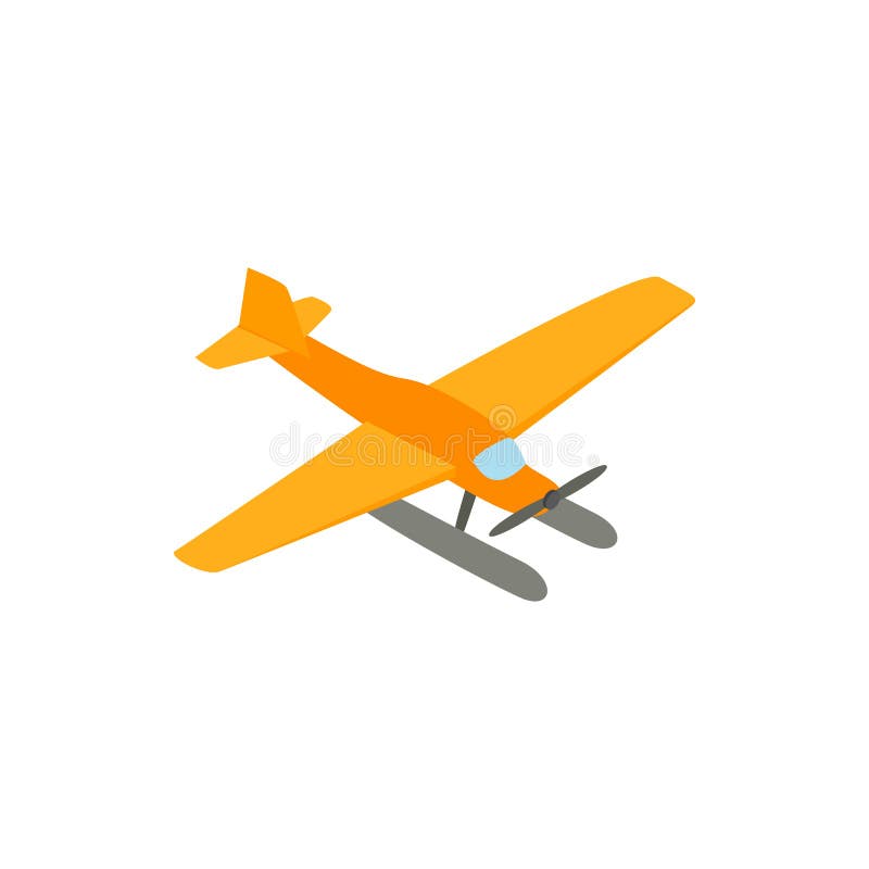 Hydroplane pictogram, isometrische 3d stijl stock illustratie Hydroplane pictogram, isometrische 3d stijl stock illustratie