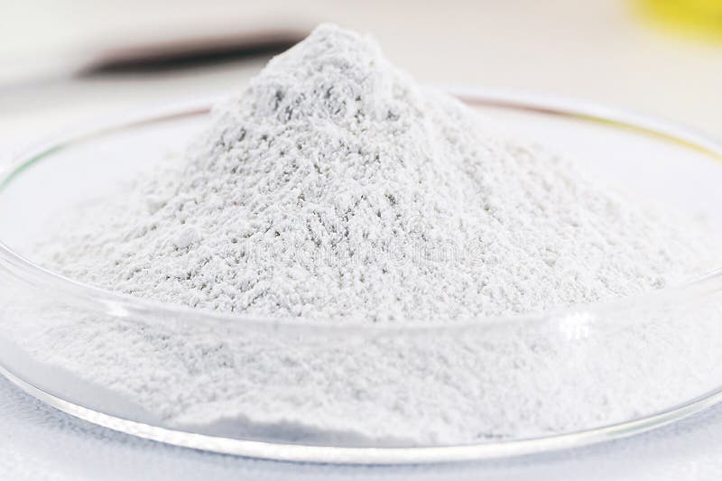Hydroxide, magnesium, powder, compound, white solid, known as milk of magnesia for its dairy appearance, used as a laxative royalty free stock images