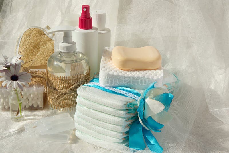 Hygiene set for a baby