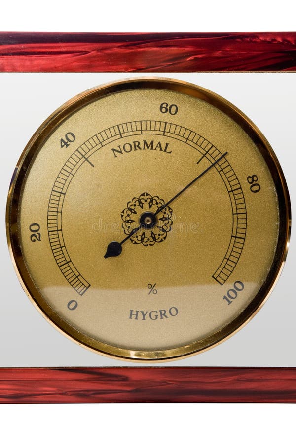 Altes Hygrometer stockfoto. Bild von luft, lehre, messing 287962