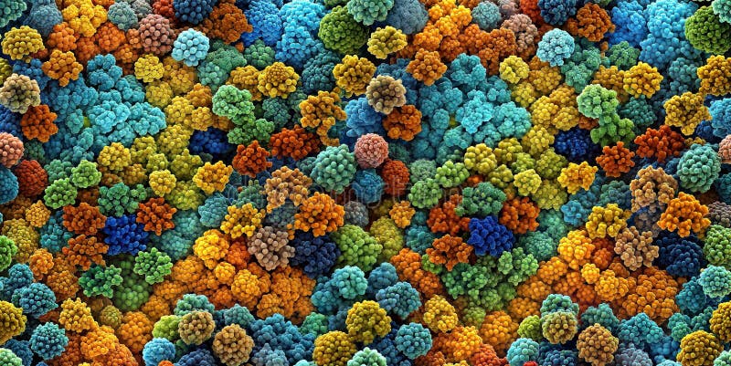 Hyper-detailed seamless tile pattern for design and textile, image stock illustration.