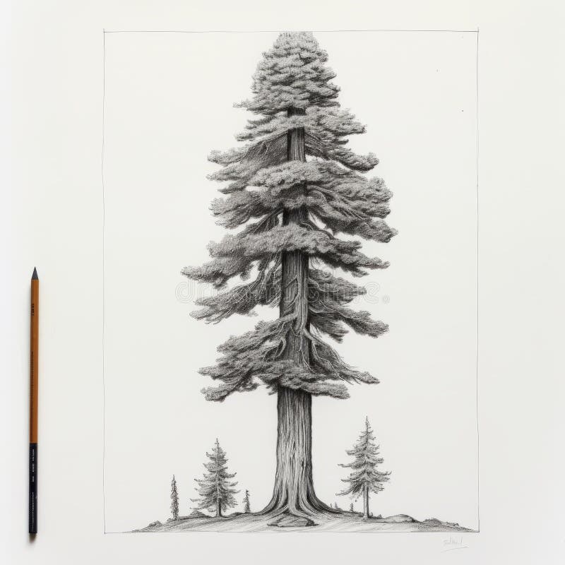 Redwood Tree, Icon (9x12 Wall Art Print, Home Decor) - Walmart.com