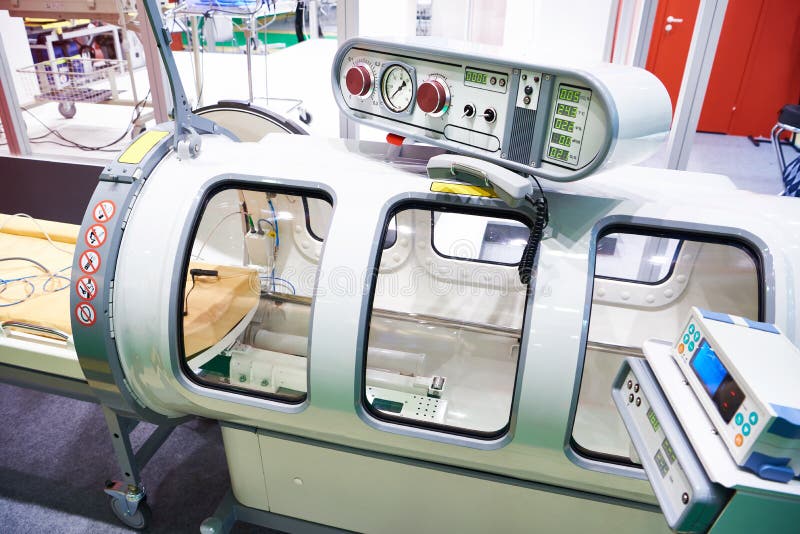 Hyperbaric medical chamber stock photo. Image of horizontal 166085620