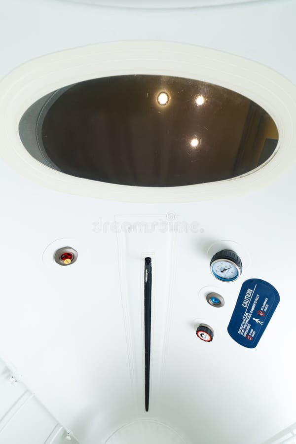 Hyperbaric Pressure Chamber for Oxygen Therapy Stock Image Image of