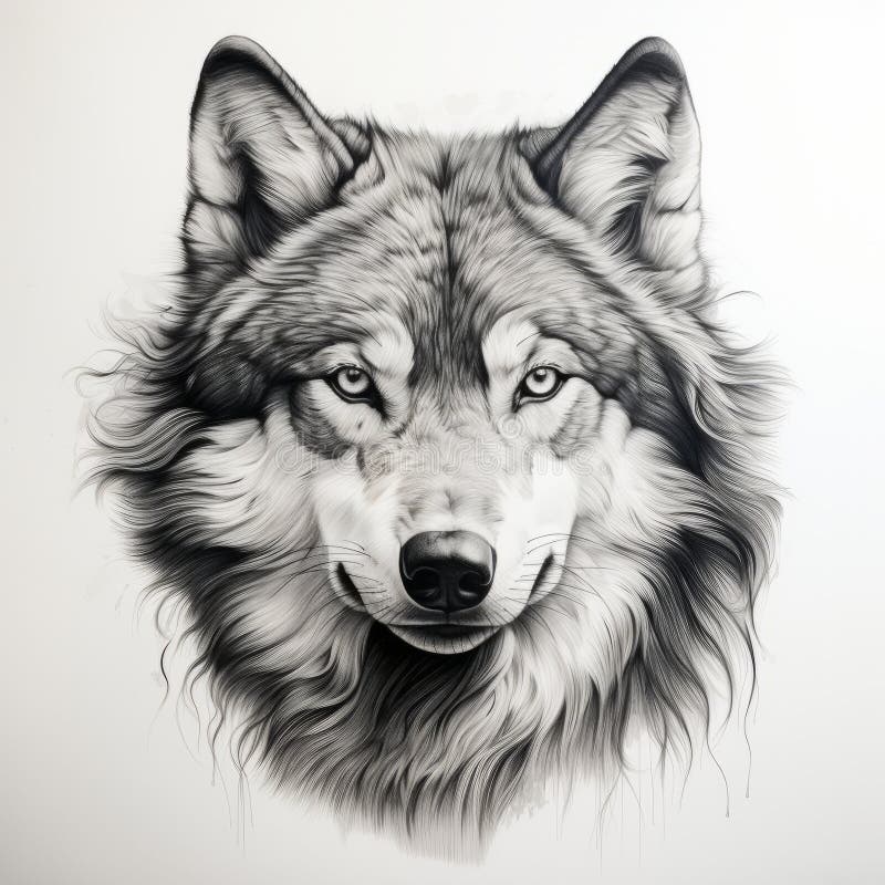 Realistic Wolf Portrait by bingles on DeviantArt