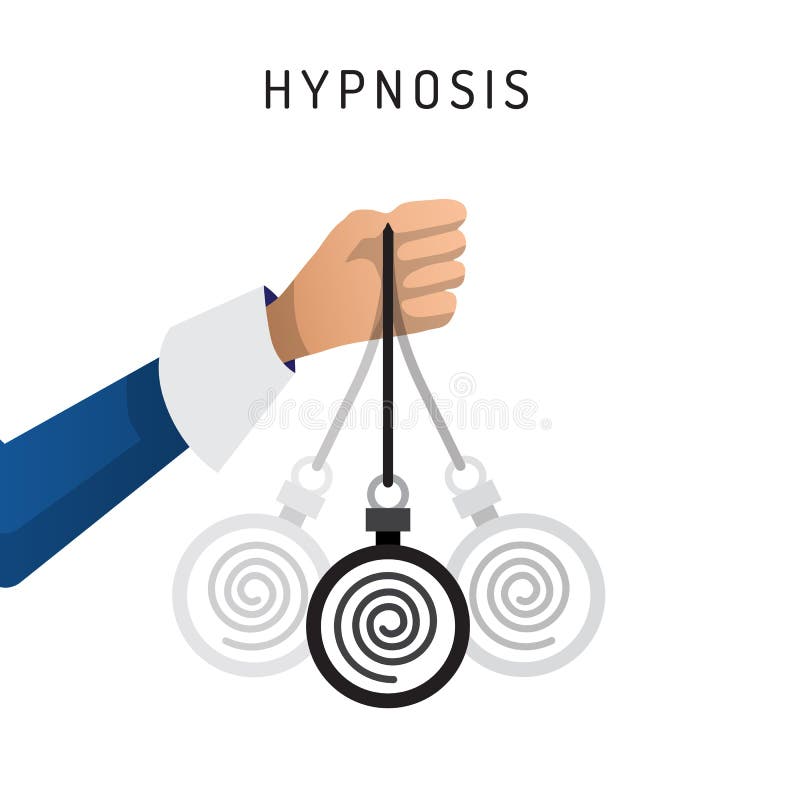 Hypnosis vector cartoon stock vector. Illustration of hypnotism - 88398679
