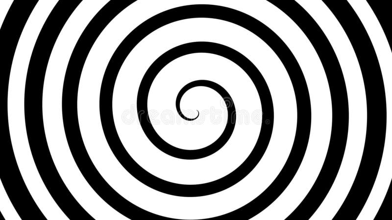 Hypnotic spiral stock video. Video of black, animation - 49802981