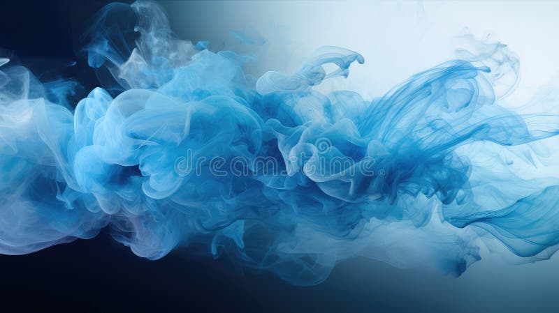 Hypnotisierende Blaustaubpartikel stock abbildung