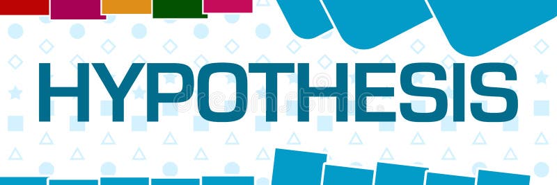 Hypothesis Basic Shapes Texture Colorful Horizontal royalty free illustration