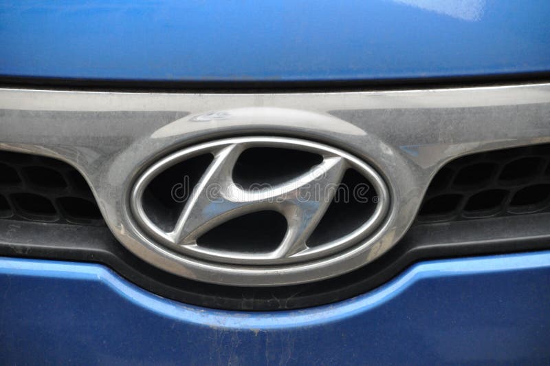 Hyundai symbol editorial image. Image of chrome, elegance - 18663740