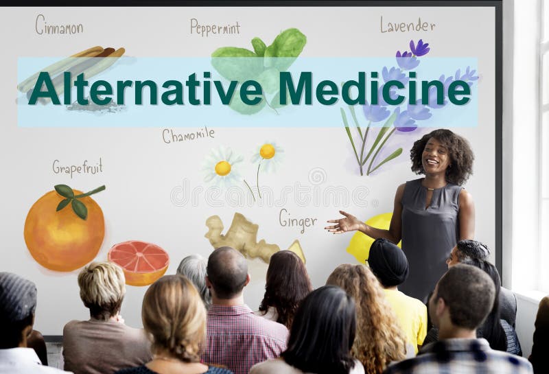 Hälsa Herb Therapy Concept för alternativ medicin royaltyfria foton
