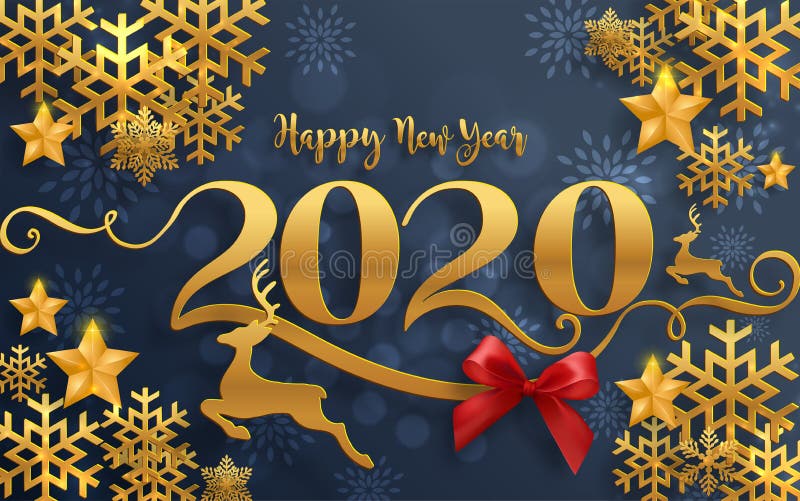 Hälsningar och lyckligt nytt år 2020 för glad jul royaltyfri illustrationer Hälsningar och lyckligt nytt år 2020 för glad jul royaltyfri illustrationer