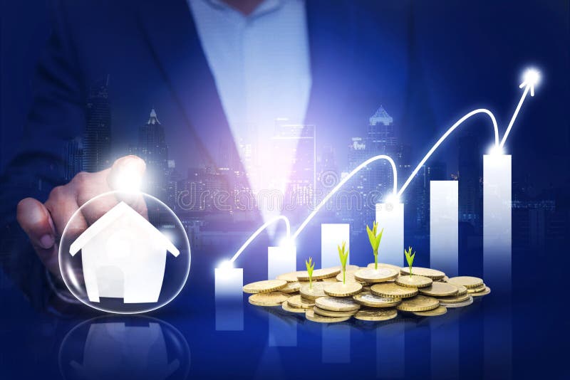 Hände, die Geschäft und Wertpapieranlage als Immobilieninvestition, Sachwertfonds, Finanzkonzept schützen Die wachsende Münzenmin stockfoto Hände, die Geschäft und Wertpapieranlage als Immobilieninvestition, Sachwertfonds, Finanzkonzept schützen Die wachsende Münzenmin stockfoto