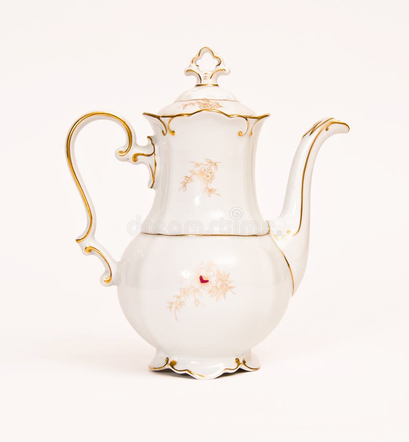 härlig porslinteapot royaltyfri foto härlig porslinteapot royaltyfri foto