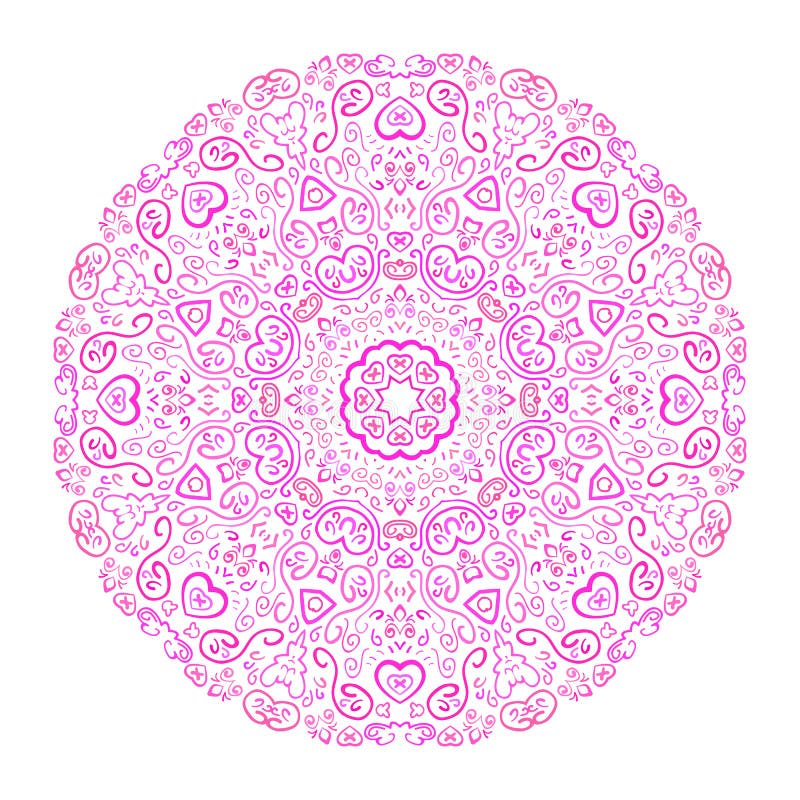 Härlig rosa dekorativ bakgrund stock illustrationer