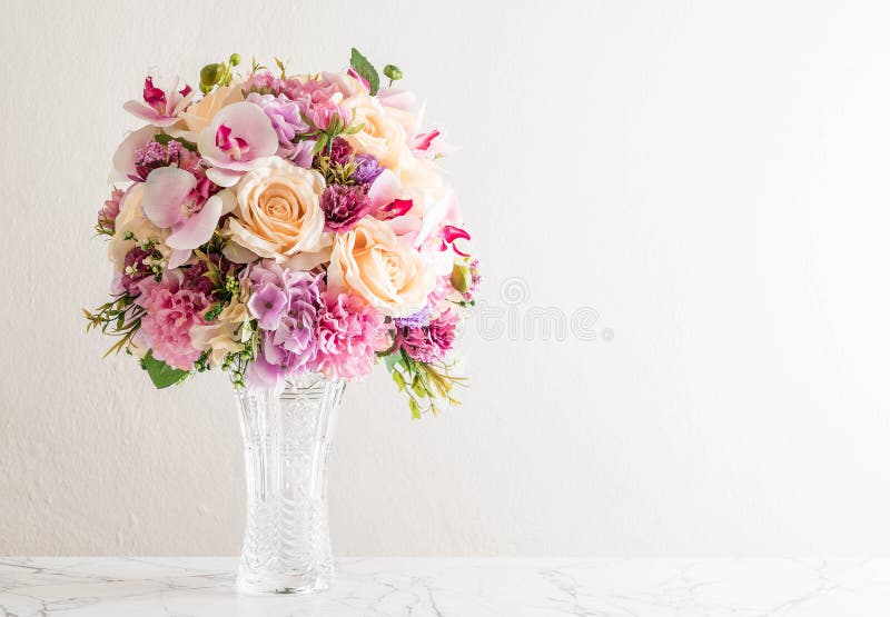 Härliga bukettblommor royaltyfria foton