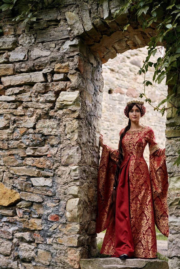 Härliga Isabella av Frankrike, drottning av England på medeltidperiod arkivfoton Härliga Isabella av Frankrike, drottning av England på medeltidperiod arkivfoton