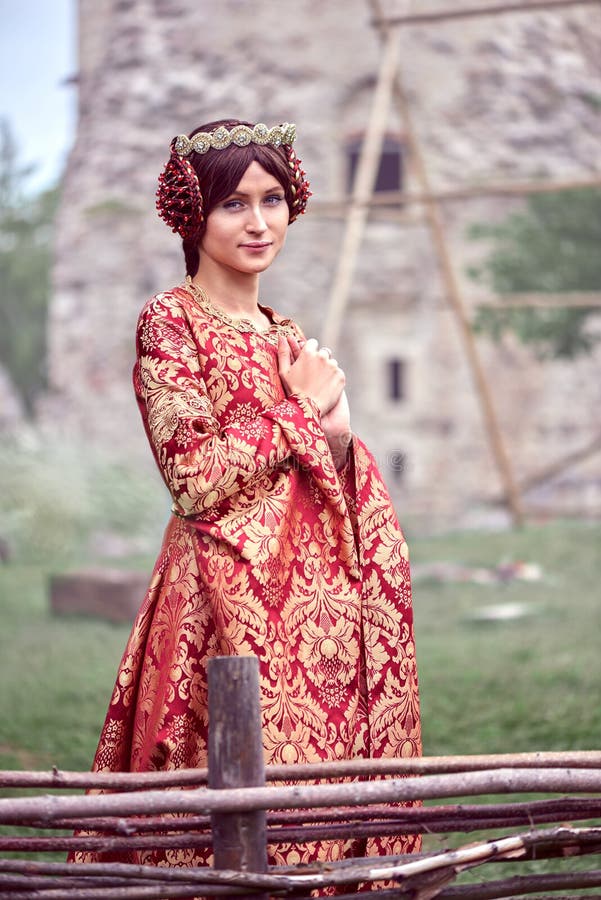 Härliga Isabella av Frankrike, drottning av England på medeltidperiod arkivbilder Härliga Isabella av Frankrike, drottning av England på medeltidperiod arkivbilder