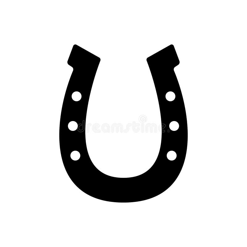 Hästskosymbol, symbol för bra lycka royaltyfri illustrationer Hästskosymbol, symbol för bra lycka royaltyfri illustrationer