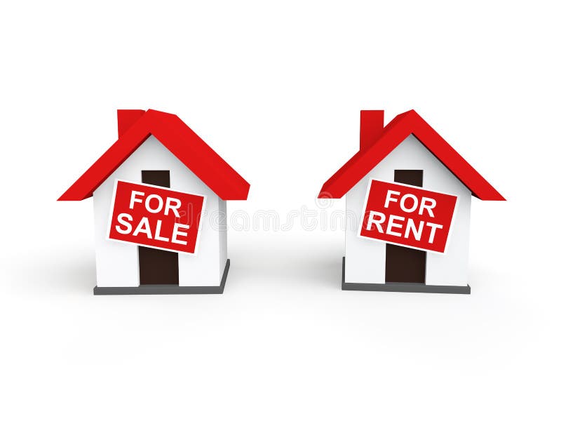 Häuser 3d für Verkauf und Miete