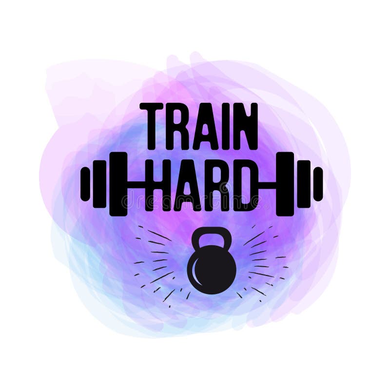 Hård typografisk affisch för drev bakgrund för vattenfärgvektorkondition för designt-skjortan, affischer Motivational och stock illustrationer Hård typografisk affisch för drev bakgrund för vattenfärgvektorkondition för designt-skjortan, affischer Motivational och stock illustrationer