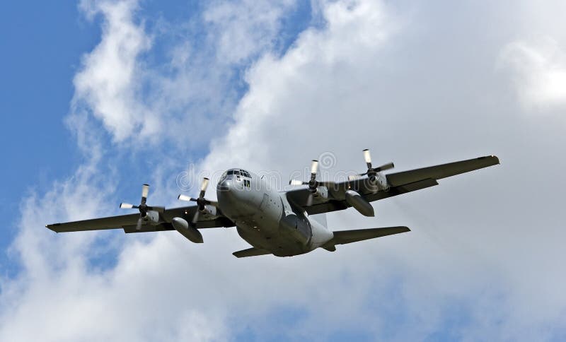 Air show Poland 2009 - Hercules in fly. Air show Poland 2009 - Hercules in fly