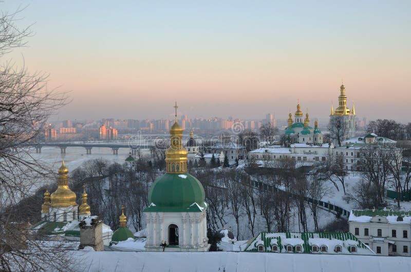 Höhlenkloster Petschersk stockfotografie