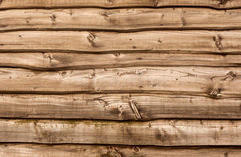 Natürliche Hölzerne Braune Bretter, Wand Oder Zaun Mit Knoten