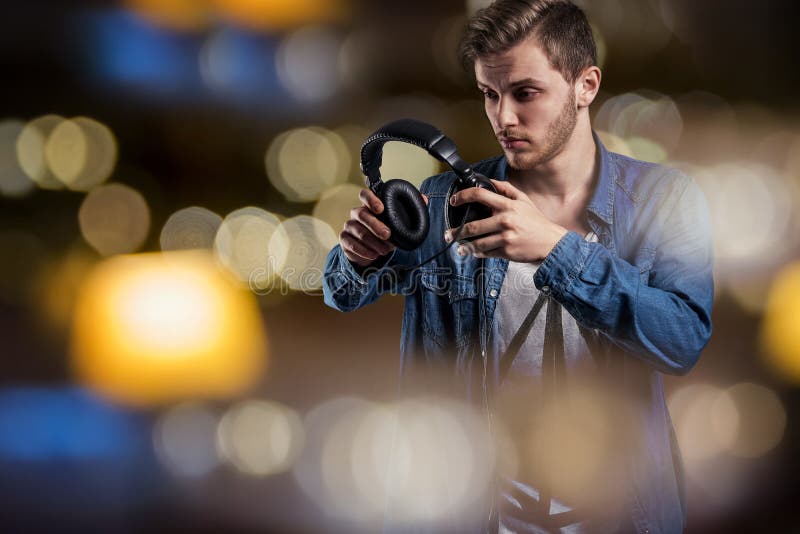 Hören Sie auf die Ruhe stockbild Hören Sie auf die Ruhe stockbild
