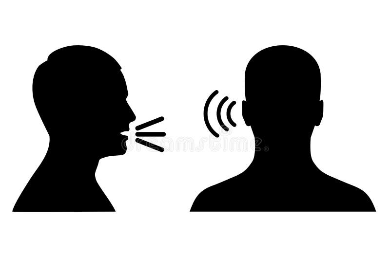 hören Sie und sprechen Sie Ikone, Stimme oder solides Symbol stock abbildung hören Sie und sprechen Sie Ikone, Stimme oder solides Symbol stock abbildung