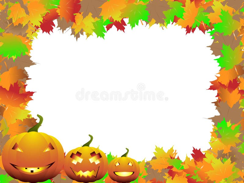 höstbakgrund halloween stock illustrationer höstbakgrund halloween stock illustrationer