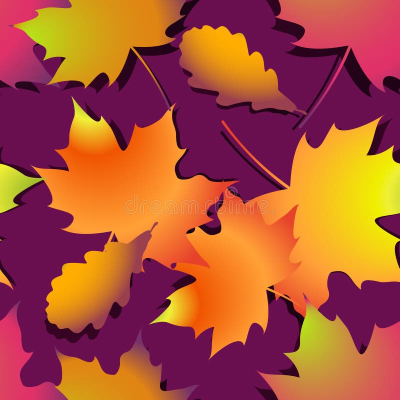 höstbakgrund låter vara den seamless vektorn stock illustrationer höstbakgrund låter vara den seamless vektorn stock illustrationer