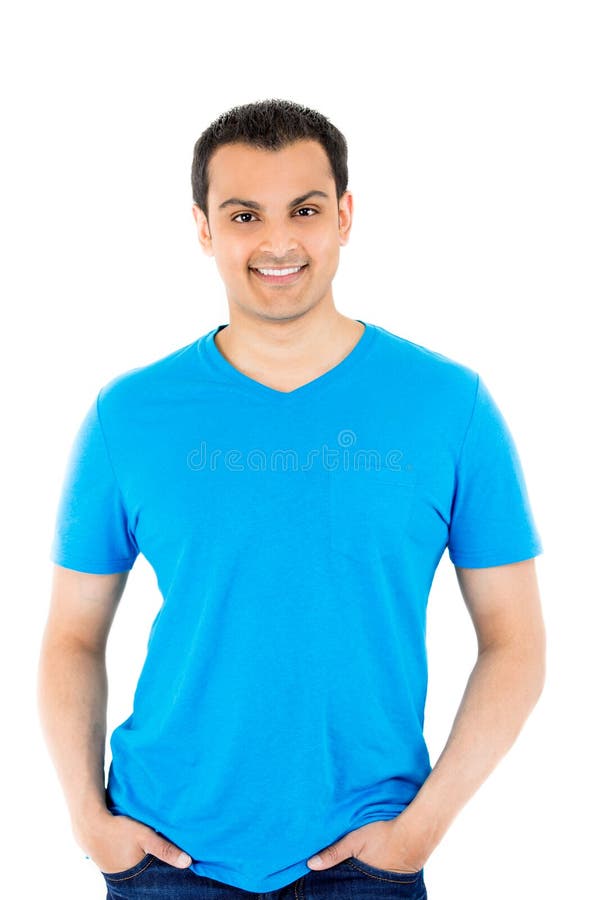 Hübscher Kerl im blauen Hemd lizenzfreies stockfoto Hübscher Kerl im blauen Hemd lizenzfreies stockfoto