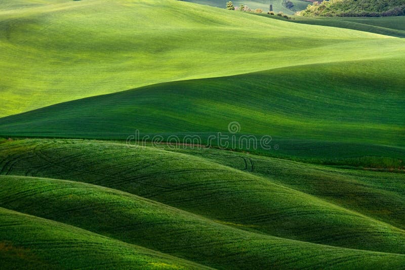 Hügelige Landschaft von Toskana