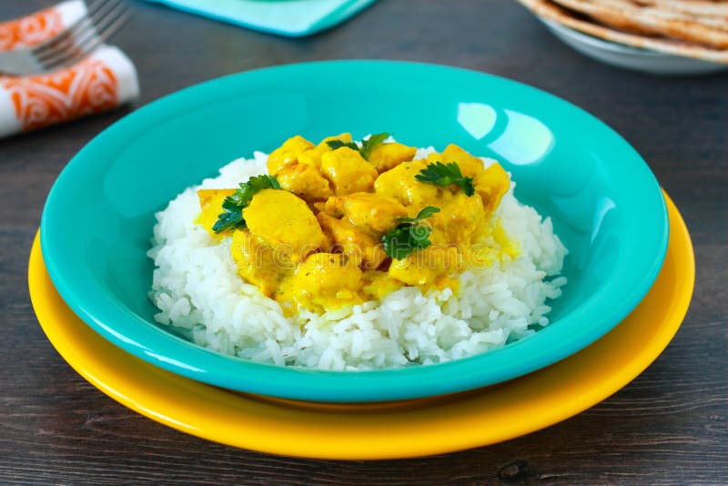 Hühnercurry lizenzfreie stockbilder Hühnercurry lizenzfreie stockbilder