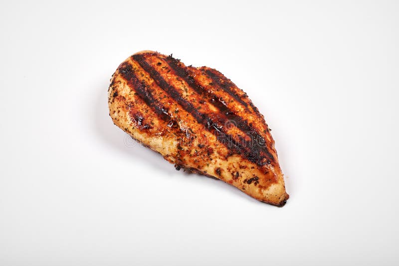 Hühnerfleisch Gegrillte Leistenstücke lokalisiert auf weißem Hintergrund lizenzfreie stockfotos Hühnerfleisch Gegrillte Leistenstücke lokalisiert auf weißem Hintergrund lizenzfreie stockfotos