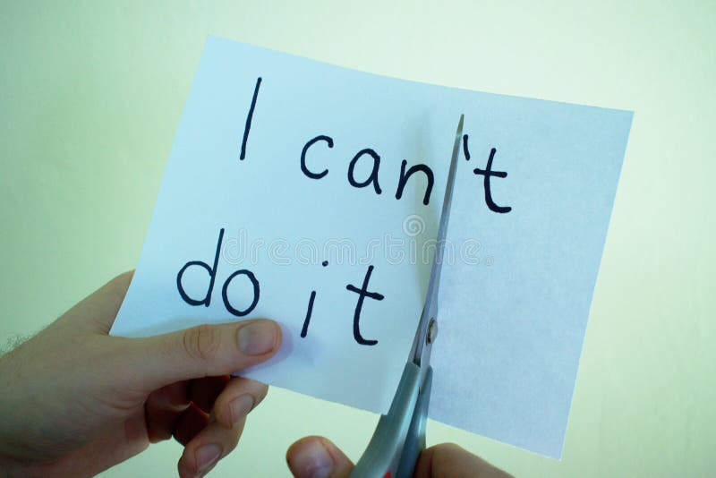 I Can Do It Motivational Stock Image Image Of Motivation