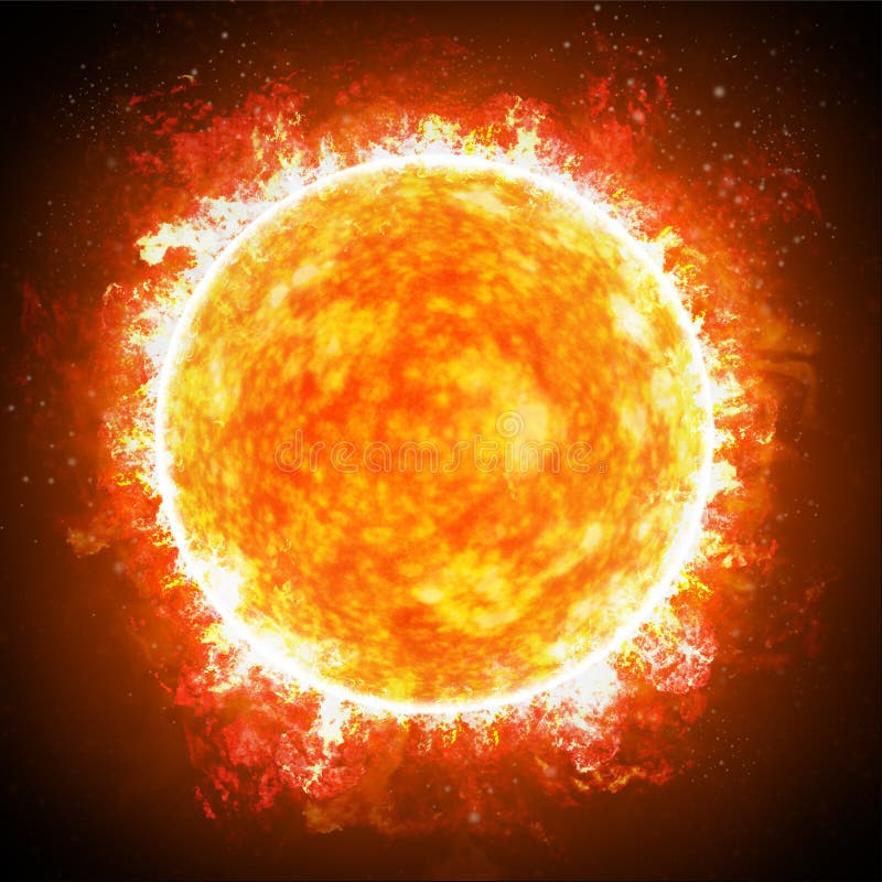 I chiarori solari è un flash improvviso di luminosità aumentata sul Sun Il Sun e le stelle si chiudono su