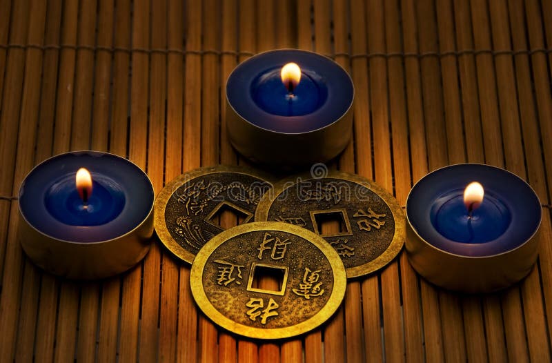 Iching stock photo. Image of asian, candles, mysticism 2232194