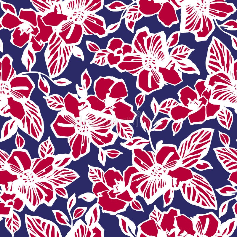 I designed a flower abstractly royalty free illustration