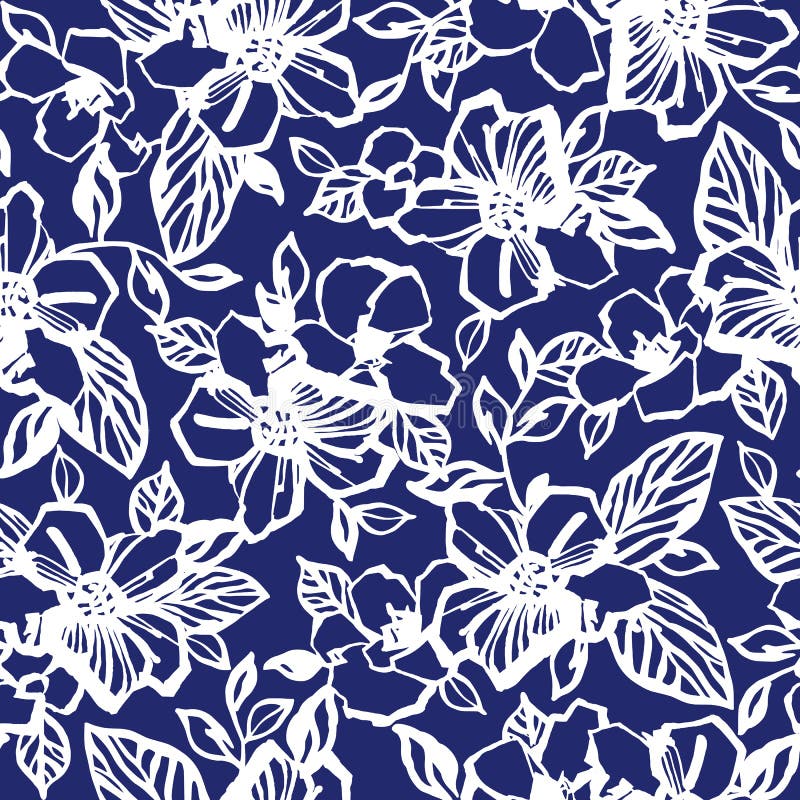 I designed a flower abstractly stock illustration