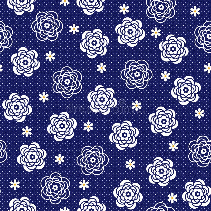 I designed a flower abstractly stock illustration