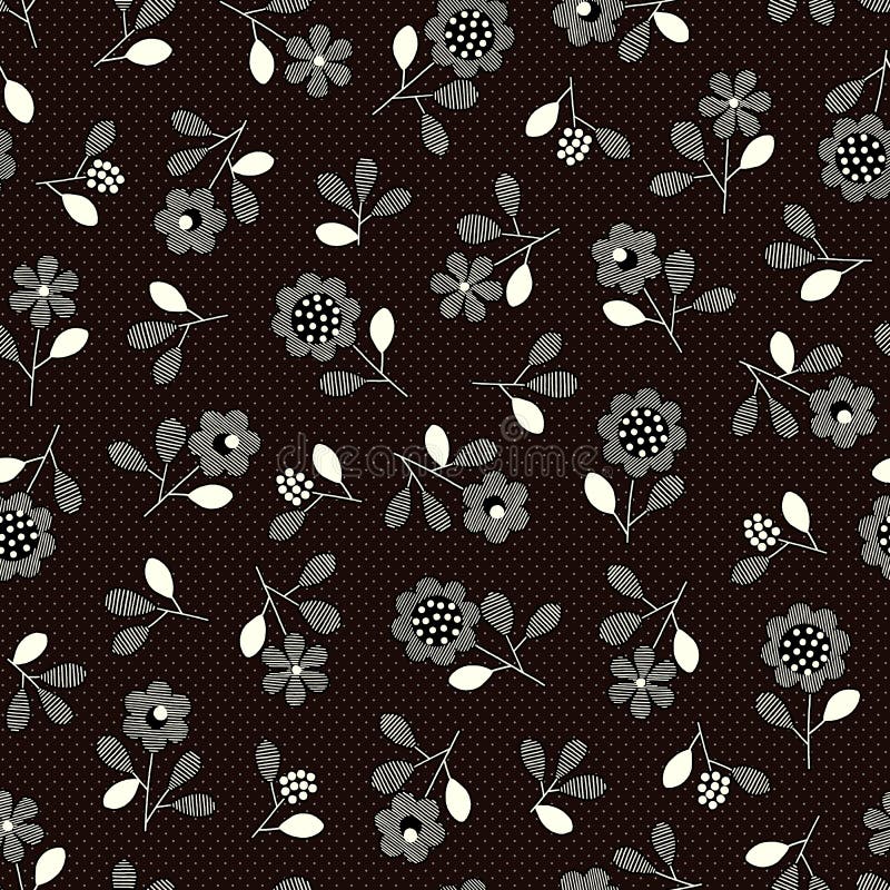 I designed a flower abstractly stock illustration